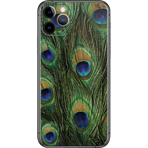 Peacock Animal Print iPhone 11 Pro Skin